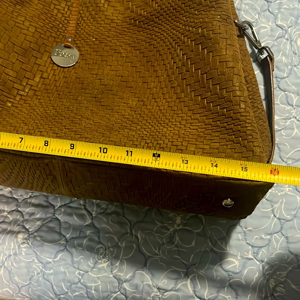 Pre-loved Fiore Handbag - Brown Leather, made in Italy - Picture 8 of 10
